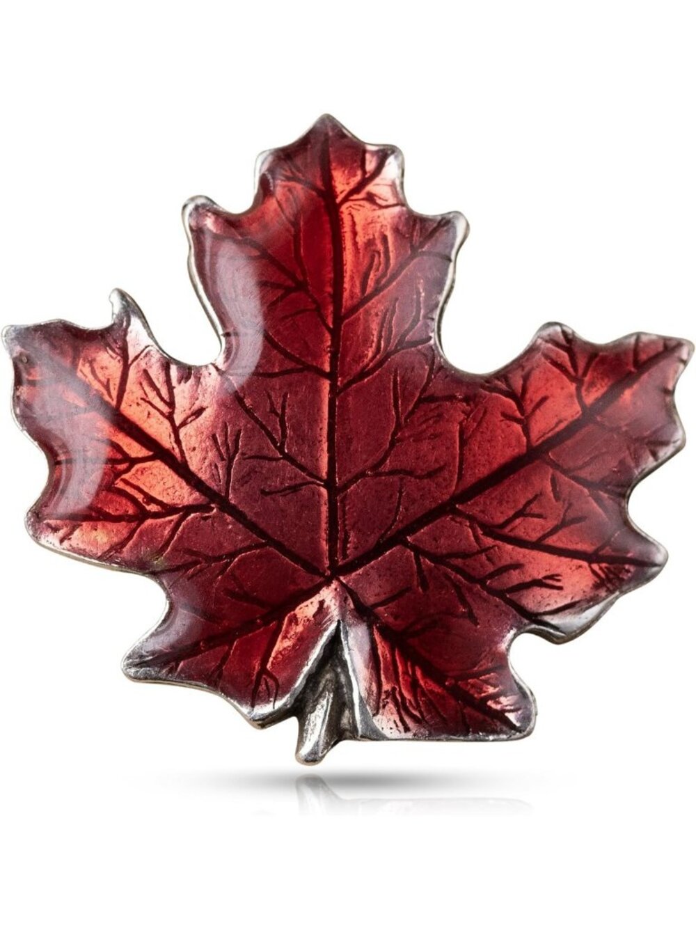 Handcrafted Fall Maple Leaf Lapel Pin | Lead-Free Pewter | Unique Autumn